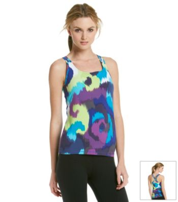 Calvin Klein Performance Cat's Eye Basketweave Tank