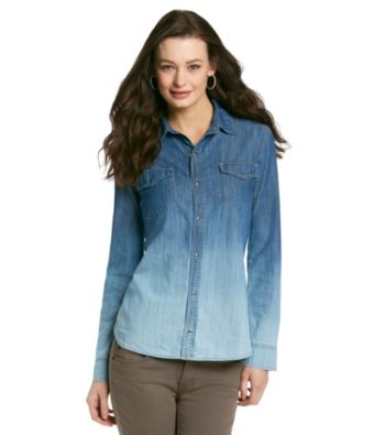 Jones New York Signature® Ombre Denim Shirt