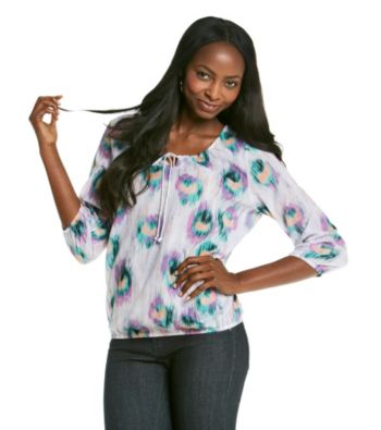 Relativity® Casual Drawstring Shirt