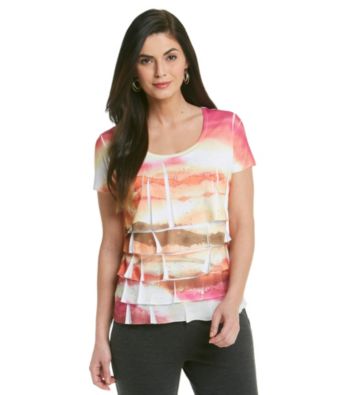 Laura Ashley® Petites' Shutter Sublimation Tee