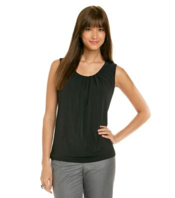 Le Suit® Pleat Neck Cami