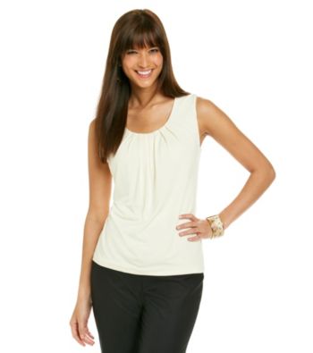 Le Suit® Pleat Neck Cami