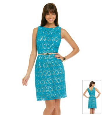 Muse Floral Lace Sheath Dress