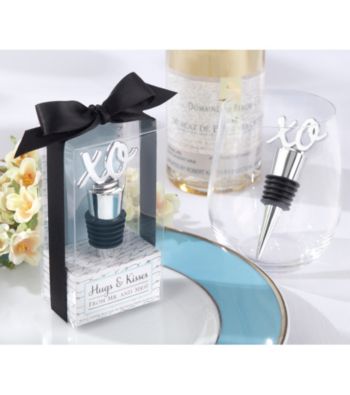Kate Aspen Hugs and Kisses from Mr. & Mrs. XO Bottle Stopper