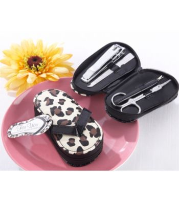 Kate Aspen Cheetah Chic Flip-Flop Pedicure Kit