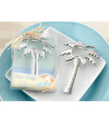 Kate Aspen Palm Breeze Chrome Palm Tree Bottle Opener