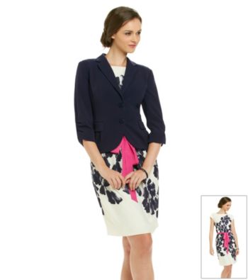Jessica Howard® Floral Print Dress With Jacket