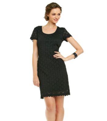 Ronni Nicole® Pointelle Knit Dress