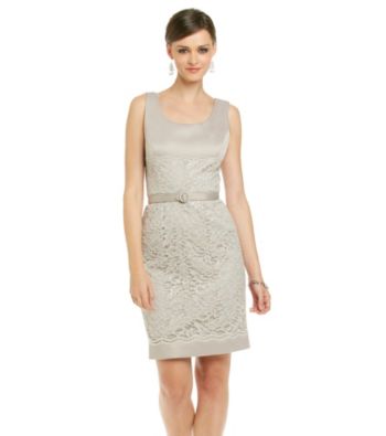 Jessica Howard® Lace Belted Dress