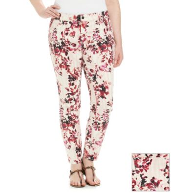 DKNY JEANS® Plus Size Fire Flower Tie-Dye Printed Jegging