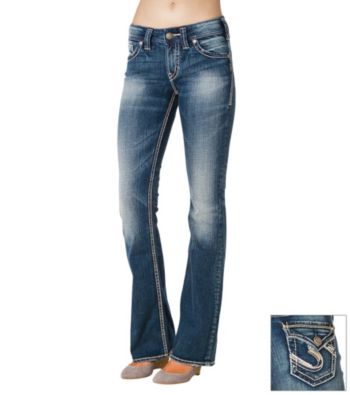 Silver Jeans Co. Petites' Suki Surplus Stitch Bootcut Jean