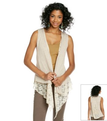 Blu Pepper™ Lace Trim Vest