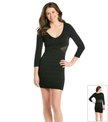 Guess Cut Out Sweater Dress