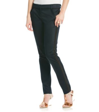 XOXO® Juniors' Colorblock Tuxedo Skinny Pant