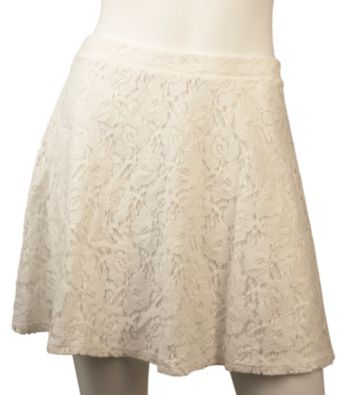 A. Byer Juniors' All Over Lace Skirt