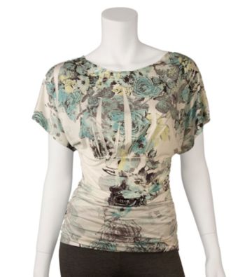 A. Byer Juniors' Sublimation Cinched Top