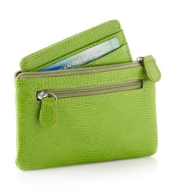 Relativity® Green Lizard Coin Card & Key Wallet