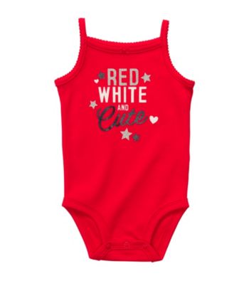 Carter's® Baby Girls' Red 4th of July Bodysuit