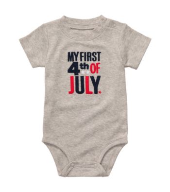 Carter's® Baby Boys' Grey 4th of July Bodysuit