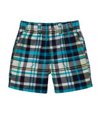 Carter's® Baby Boys' Blue Plaid Pullover Shorts