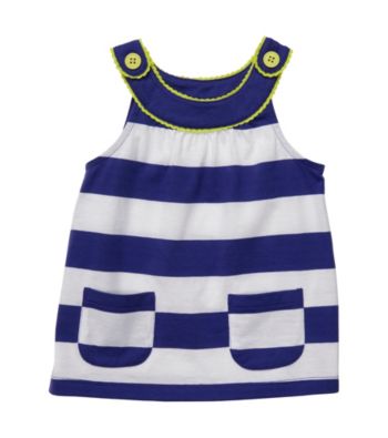 Carter's® Baby Girls' Navy/White Striped Babydoll Tank