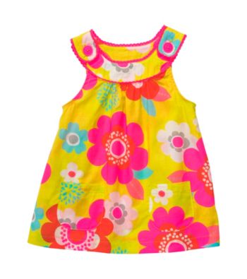 Carter's® Baby Girls' Yellow Woven Floral Babydoll Tank
