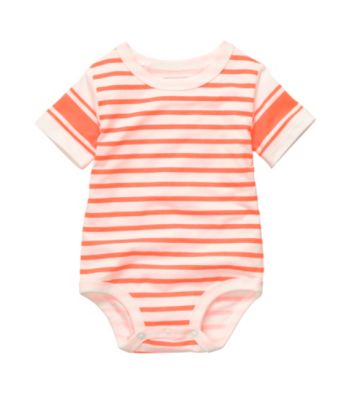 OshKosh B'Gosh® Baby Boys' Orange Striped Bodysuit