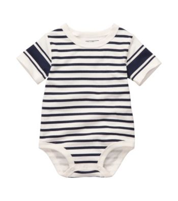 OshKosh B'Gosh® Baby Boys' Navy Striped Bodysuit