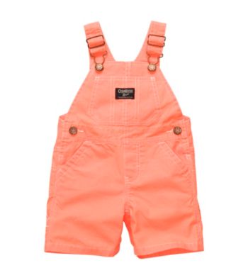 OshKosh B'Gosh® Baby Boys' Neon Orange Shortall