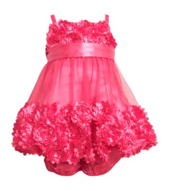 Bonnie Jean® Baby Girls' Fuschia Bubble Dress