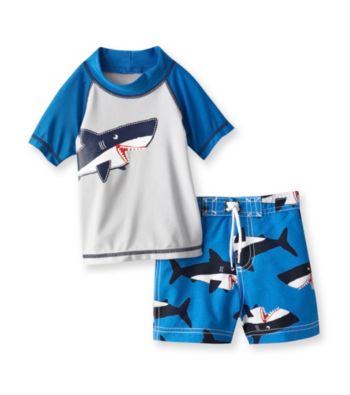 Carter's® Baby Boys' Grey/Blue 2-pc. Shark Rashguard