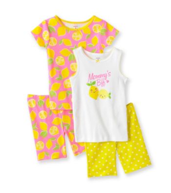 Carter's® Girls' 4-7 Yellow/Pink 4-pc. 