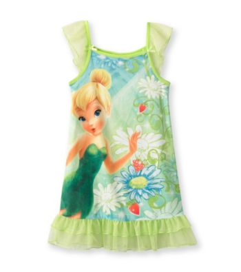 Disney® Girls' 4-8 Green Tinkerbell Dorm