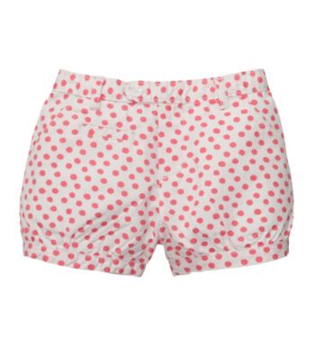 OshKosh B'Gosh® Girls' 6M-4T Coral/Ivory Polka-Dot Shorts