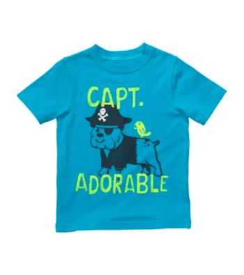 Carter's® Boys' 2T-4T Turquoise Short Sleeve 