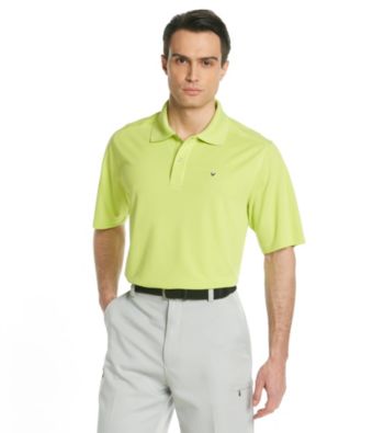 Callaway® Men's Wild Lime Short Sleeve Solid Polo