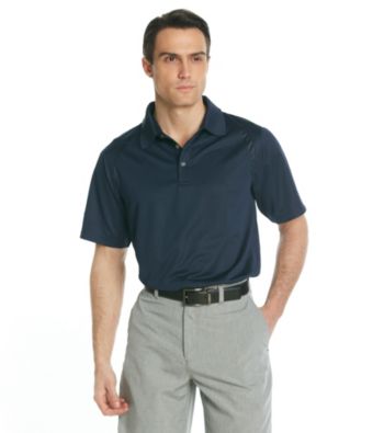 Callaway® Men's Peacoat Navy Short Sleeve Mini Jacquard Polo