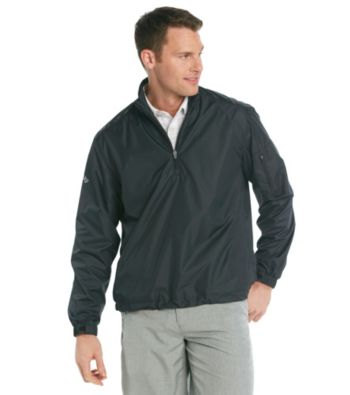 Callaway® Men's Anthracite Black Long Sleeve Quarter-Zip Wind Shirt