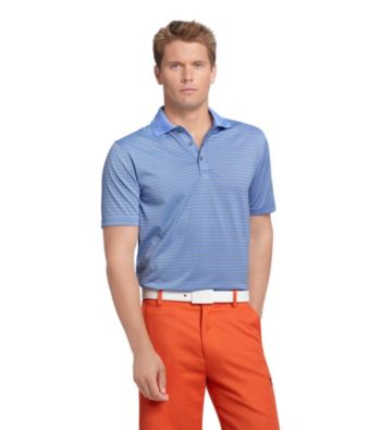 Izod® Men's Riviera Blue Fine Stripe Polo