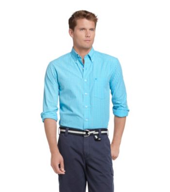 Izod® Men's Colored-Ground Check Pattern Woven