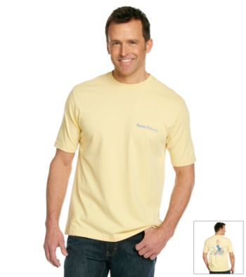 Tommy Bahama® Men's Wicker Yellow On the Rocks Tee Shirt