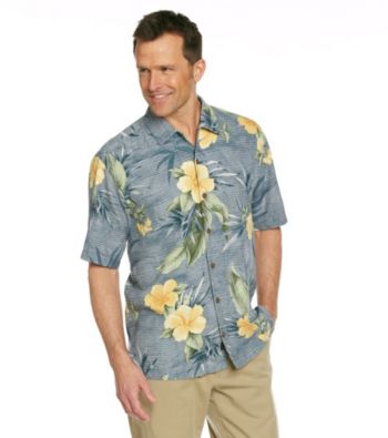 Tommy Bahama® Men's Seal Tropical Mosaic Silk Shirt