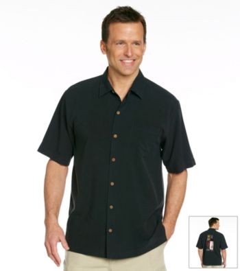 Tommy Bahama® Men's Black Nice Legs Silk Shirt