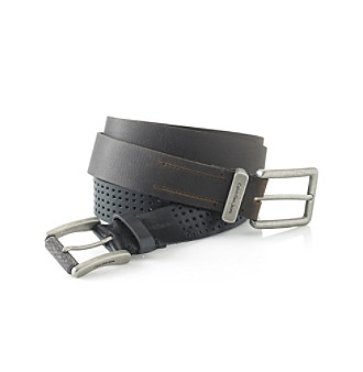 Calvin Klein Men's 38mm Flat Strap Leather Belt Men's