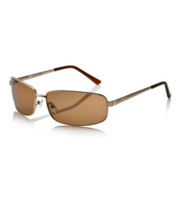 Kenneth Cole New York® Men's Gold Rectangle Sunglasses