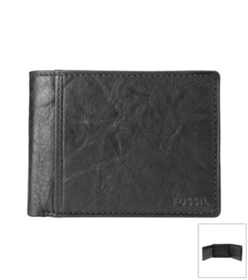Fossil&reg; Men's Ingram Leather Bifold with Flip ID Wallet