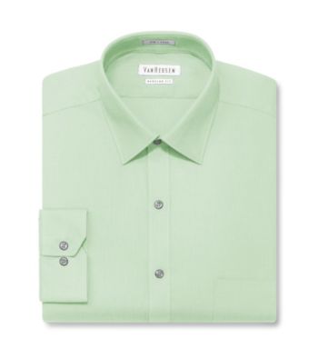 Van Heusen® Men's Celery Long Sleeve Regular Fit Dress Shirt