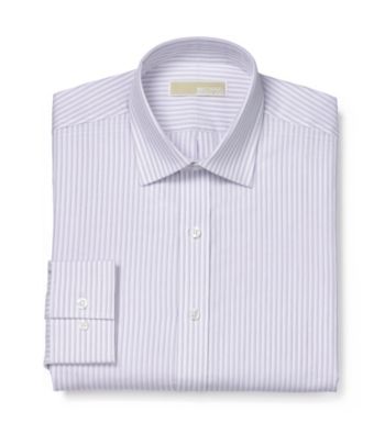 MICHAEL Michael Kors® Men's Purple Regular Fit Long Sleeve Dress Shirt