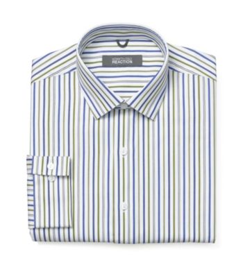 Kenneth Cole REACTION® Men's Loden Long Sleeve Regular Fit Dress Shirt