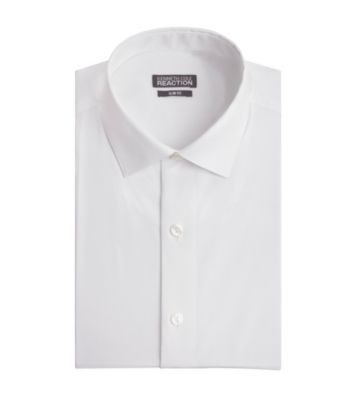 Kenneth Cole REACTION® Men's White Long Sleeve Slim Fit Dress Shirt